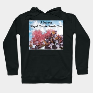 I Love My Royal Purple Smoke Tree #2 Hoodie